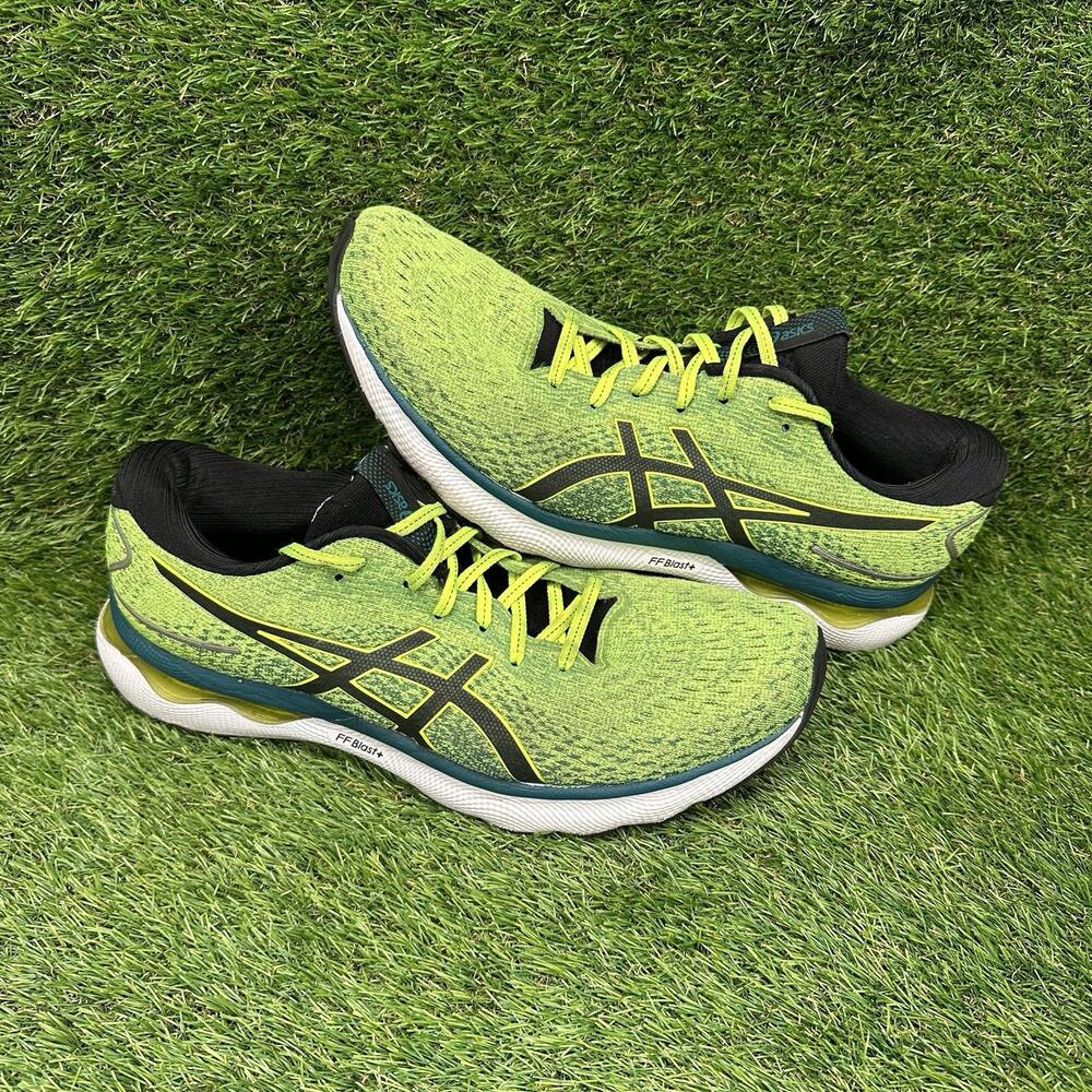 ASICS Mens Gel Nimbus 24 Safety Yellow Black 1011B359-750 Shoes Size 12